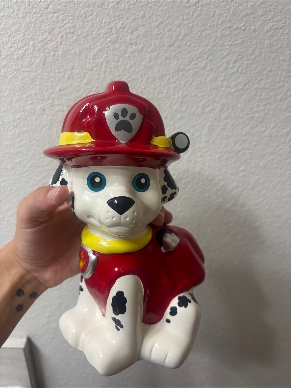 Paw Patrol ceramic Marshall character piggy bank - Picture 4 of 4